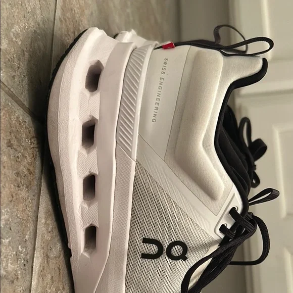 On Running Women’s White and Black Cloudnova X Sneakers - Picture 9 of 13